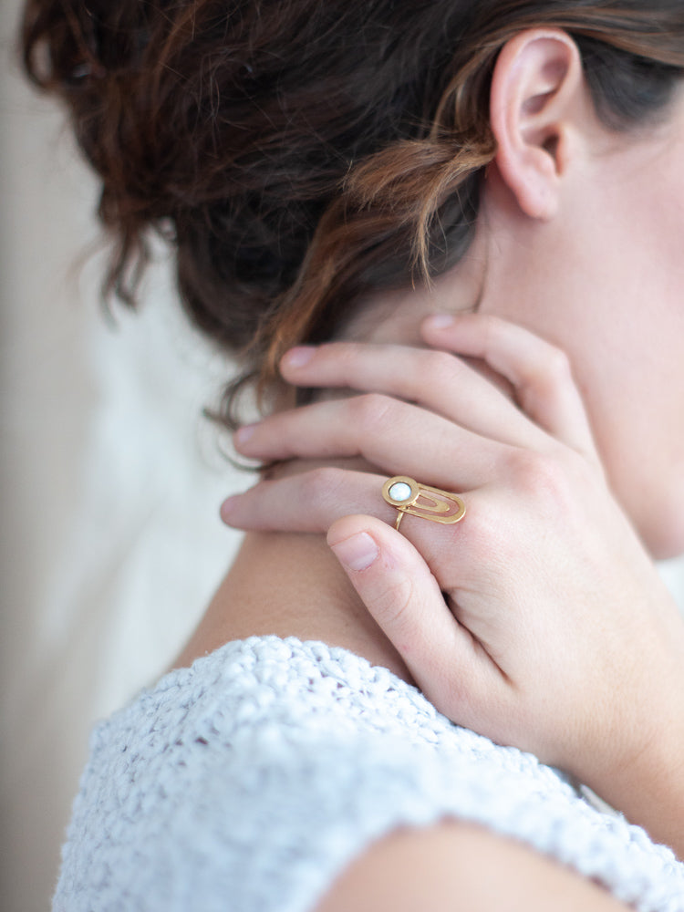 Opal Arches Ring - Gather Goods Co - Raleigh, NC