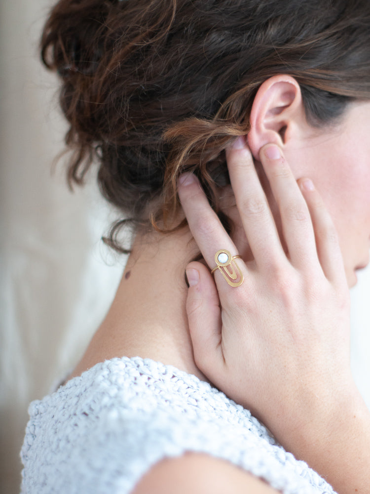 Opal Arches Ring - Gather Goods Co - Raleigh, NC