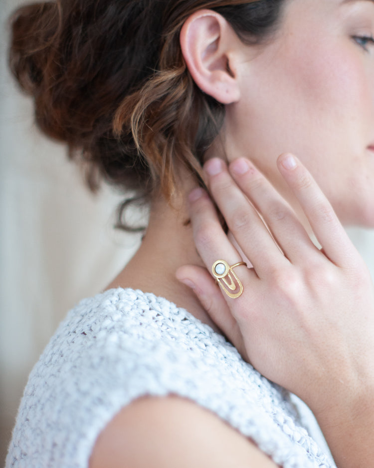 Opal Arches Ring - Gather Goods Co - Raleigh, NC
