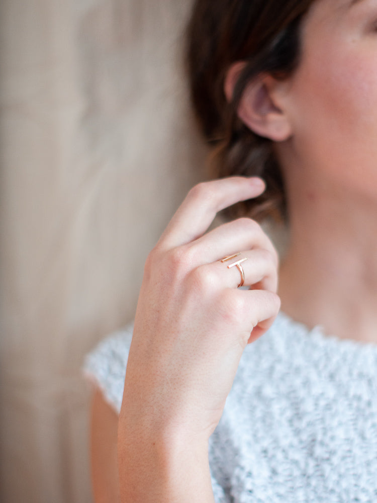 Parallel Lines Ring - Gather Goods Co.