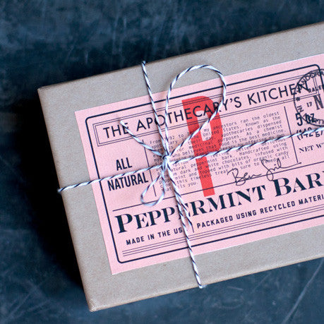 Peppermint Bark, Premium White & Dark Chocolates, 5oz Box - Gather Goods Co - Raleigh, NC