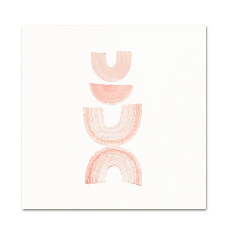 Pink Rainbows Abstract Art Print - Gather Goods Co - Raleigh, NC