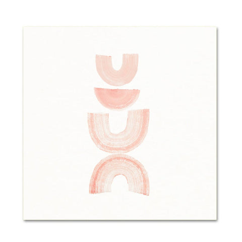 Pink Rainbows Abstract Art Print - Gather Goods Co - Raleigh, NC
