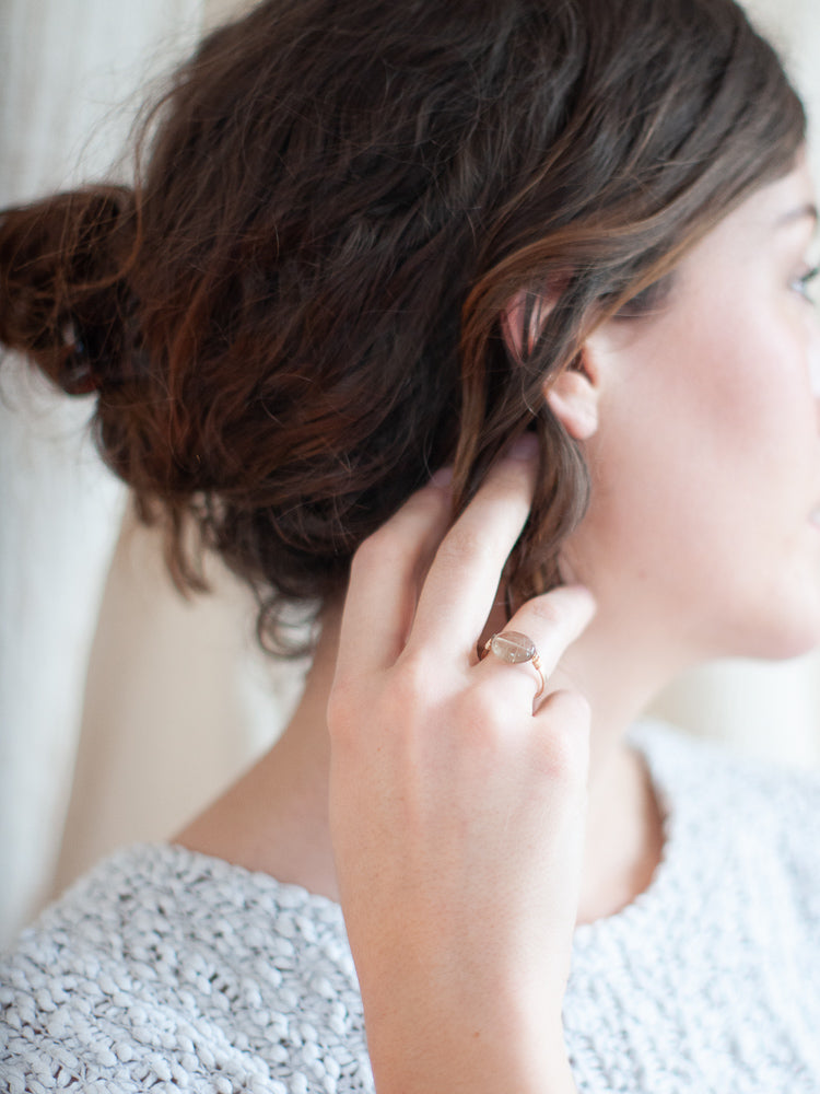 Rutilated Quartz Ring - Gather Goods Co - Raleigh, NC
